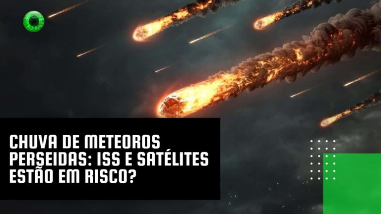 Chuva de meteoros Perseidas: ISS e satélites estão em risco?