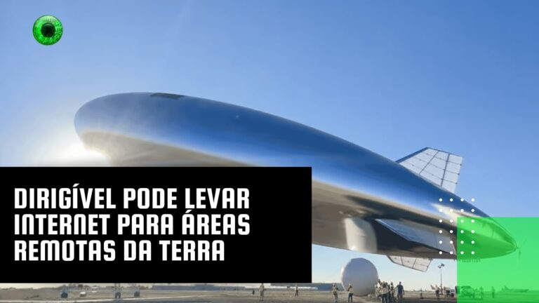 Dirigível pode levar internet para áreas remotas da Terra