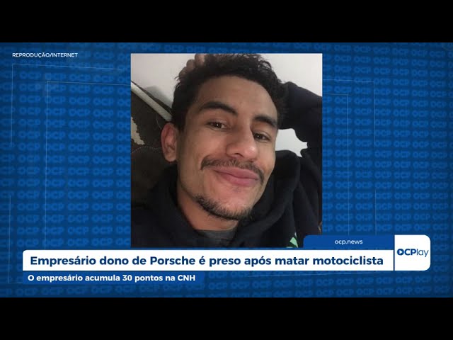 Empresário dono de Porsche é preso após matar motociclista