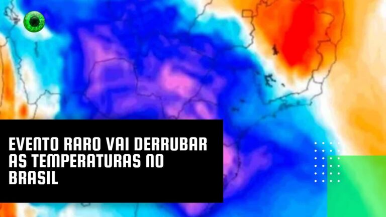 Evento raro vai derrubar as temperaturas no Brasil