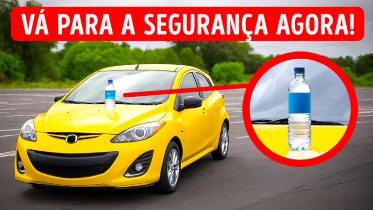 Encontrou uma garrafa de água no carro? Ir para a polícia + Dicas de segurança em 20 minutos