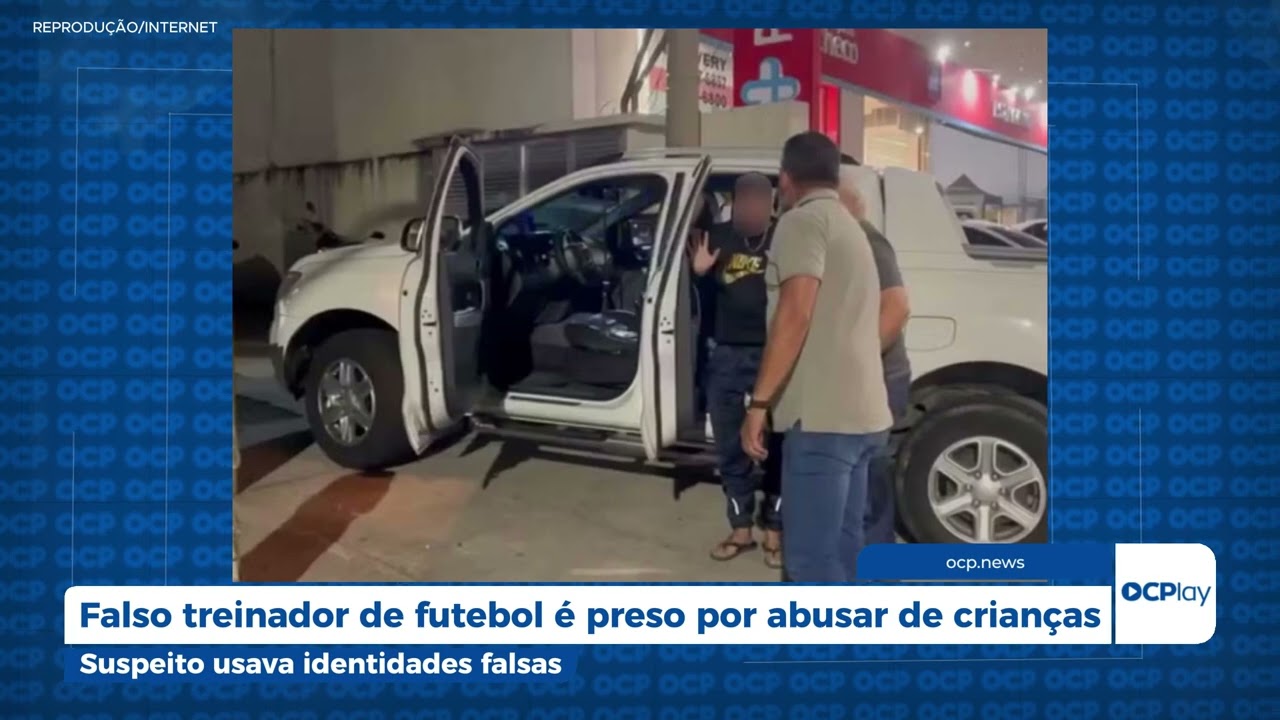 Falso treinador de futebol é preso por abusar de crianças