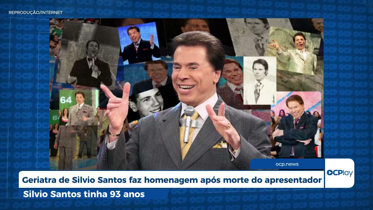 Geriatra de Silvio Santos faz homenagem após morte do apresentador