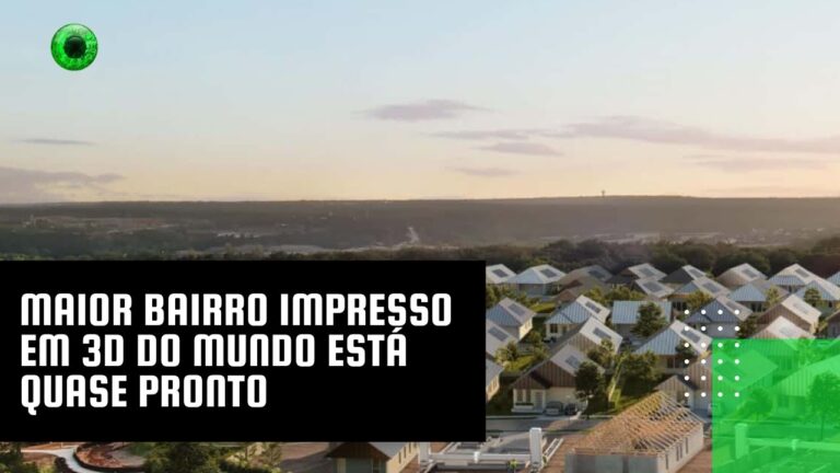 Maior bairro impresso em 3D do mundo está quase pronto