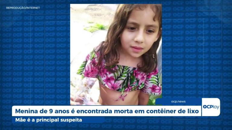 Menina de 9 anos é encontrada morta em contêiner de lixo