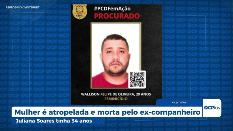 Mulher é atropelada e morta pelo ex-companheiro