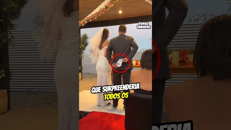 NOIVO PREPARA UMA SURPRESA INESPERADA NO SEU CASAMENTO