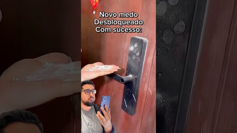 Como evitar que descobriu a senha de acesso da sua casa de uma fechadura digital