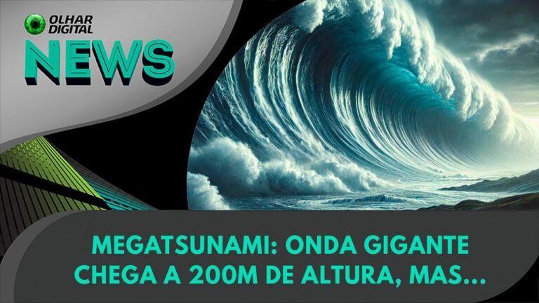 Ao vivo | Megatsunami: onda gigante chega a 200m de altura, mas… | 20/08/2024 | #OlharDigital