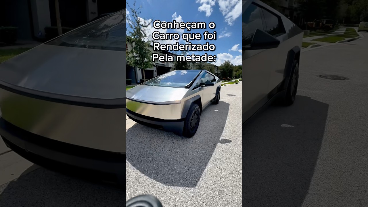 Como é o tesla cybertruck do elon musk