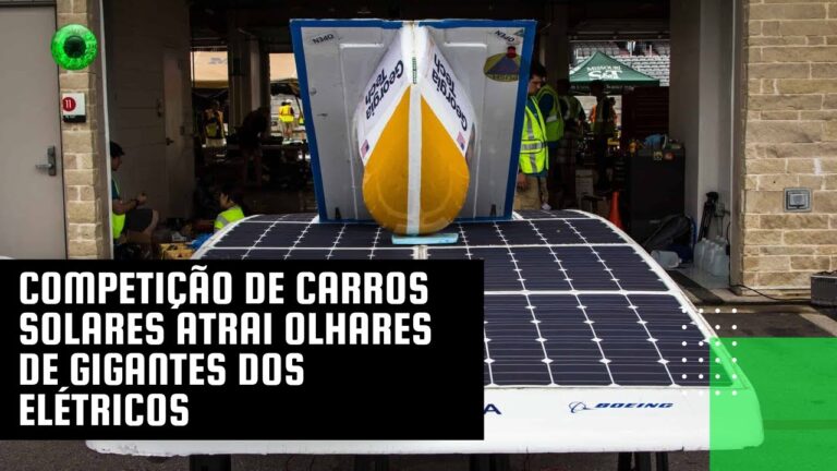 Competição de carros solares atrai olhares de gigantes dos elétricos