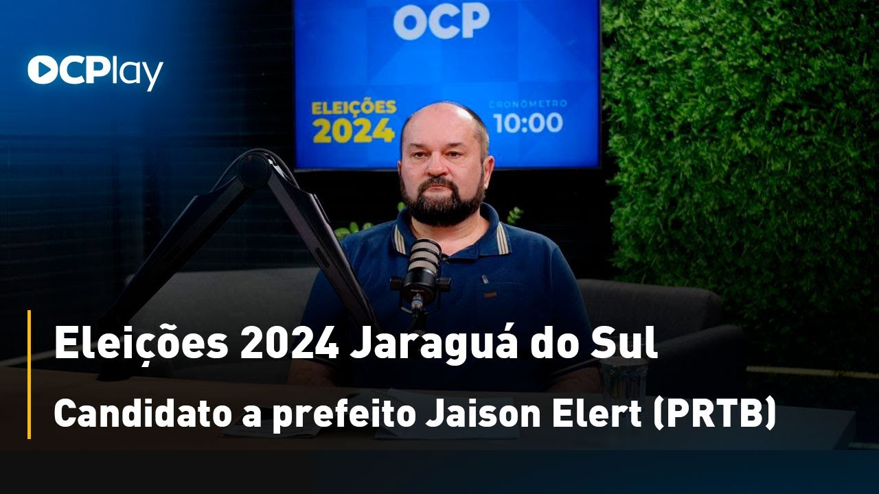 Eleições 2024 Jaraguá do Sul - Candidato a prefeito Jaison Elert (PRTB)