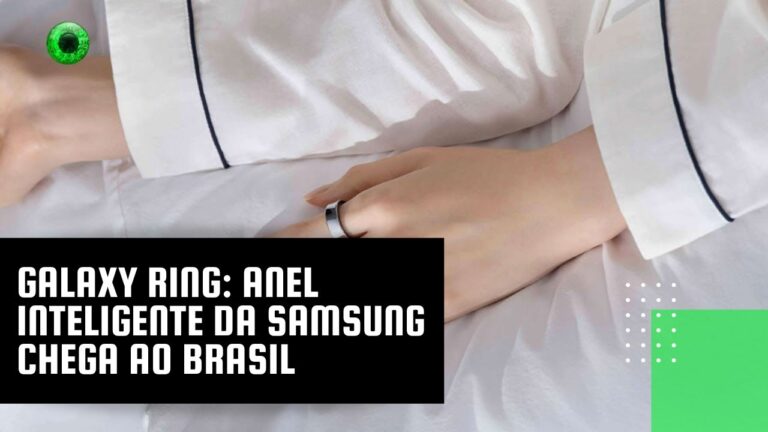 Galaxy Ring: anel inteligente da Samsung chega ao Brasil