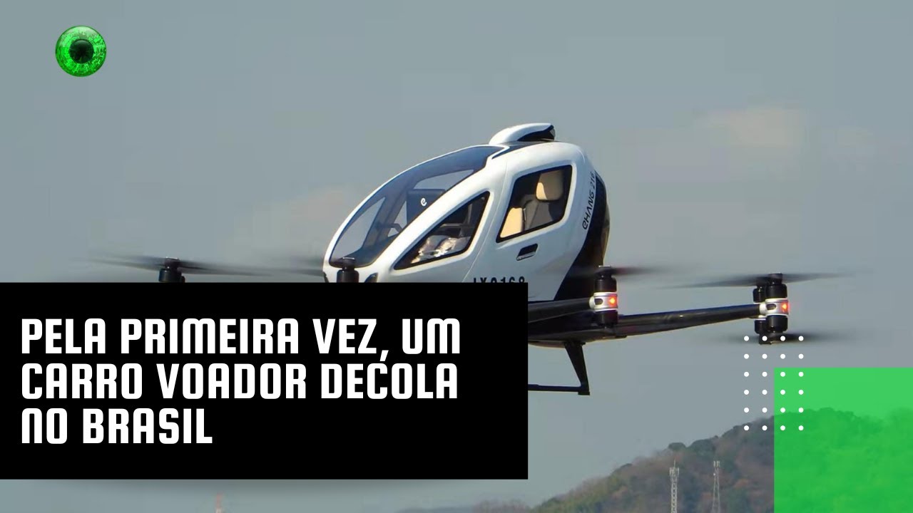 Pela primeira vez, um carro voador decola no Brasil