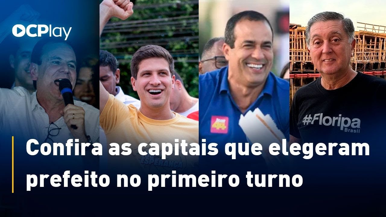 onze capitais brasileiras decidem eleições para prefeito no primeiro turno
