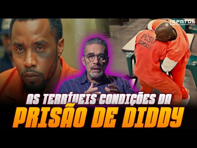 AGORA: Diddy está inconsolável na prisão