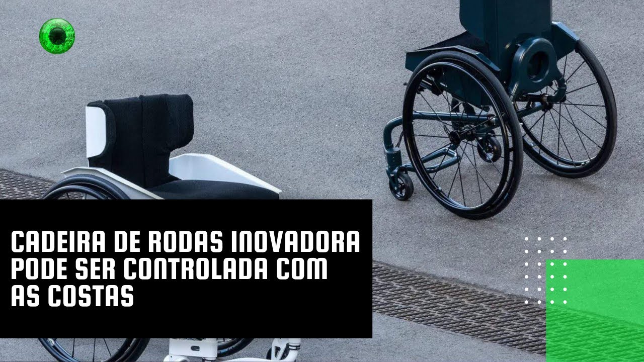 Cadeira de rodas inovadora pode ser controlada com as costas