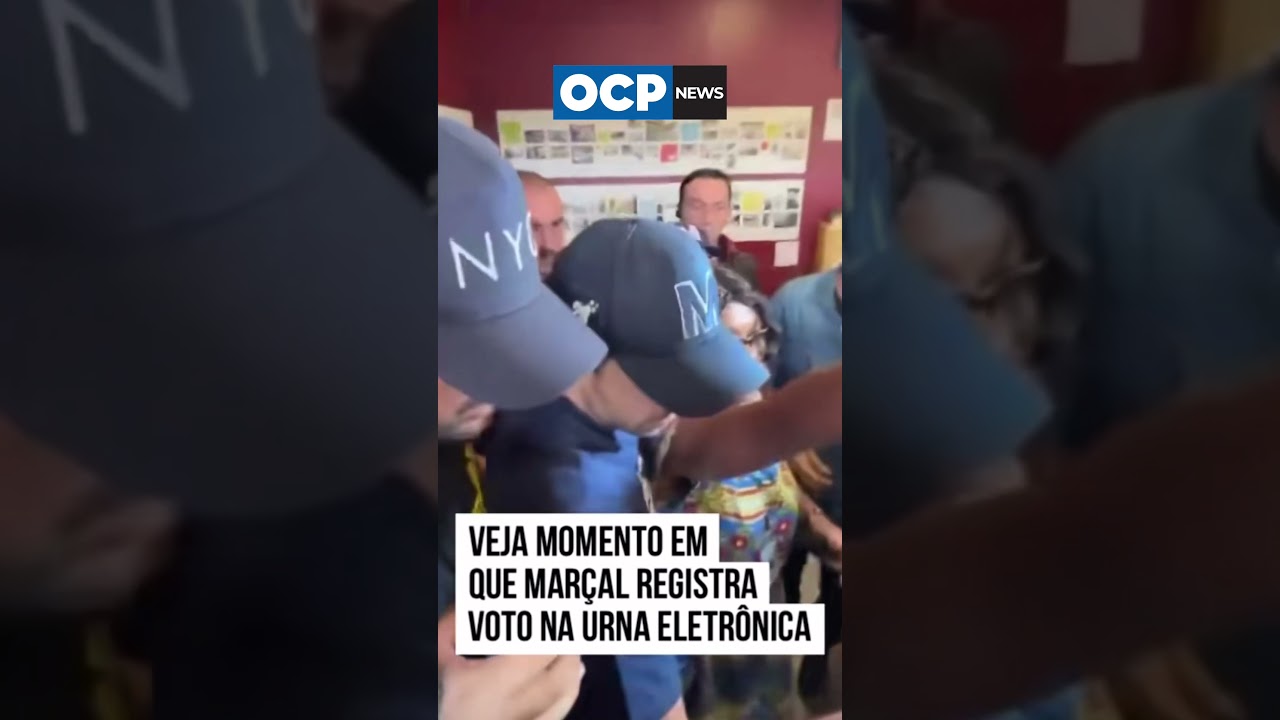Pablo Marçal chega faltando 5 minutos para o encerramento e vota descalço em SP
