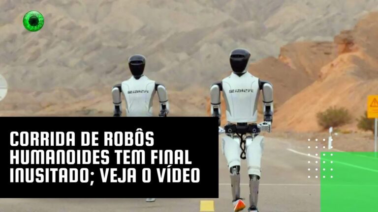 Corrida de robôs humanoides tem final inusitado; veja o vídeo