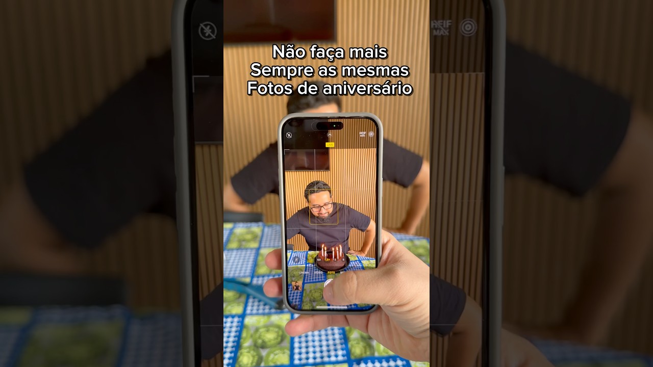 Dica de foto criativa pra fazer no seu aniversário
