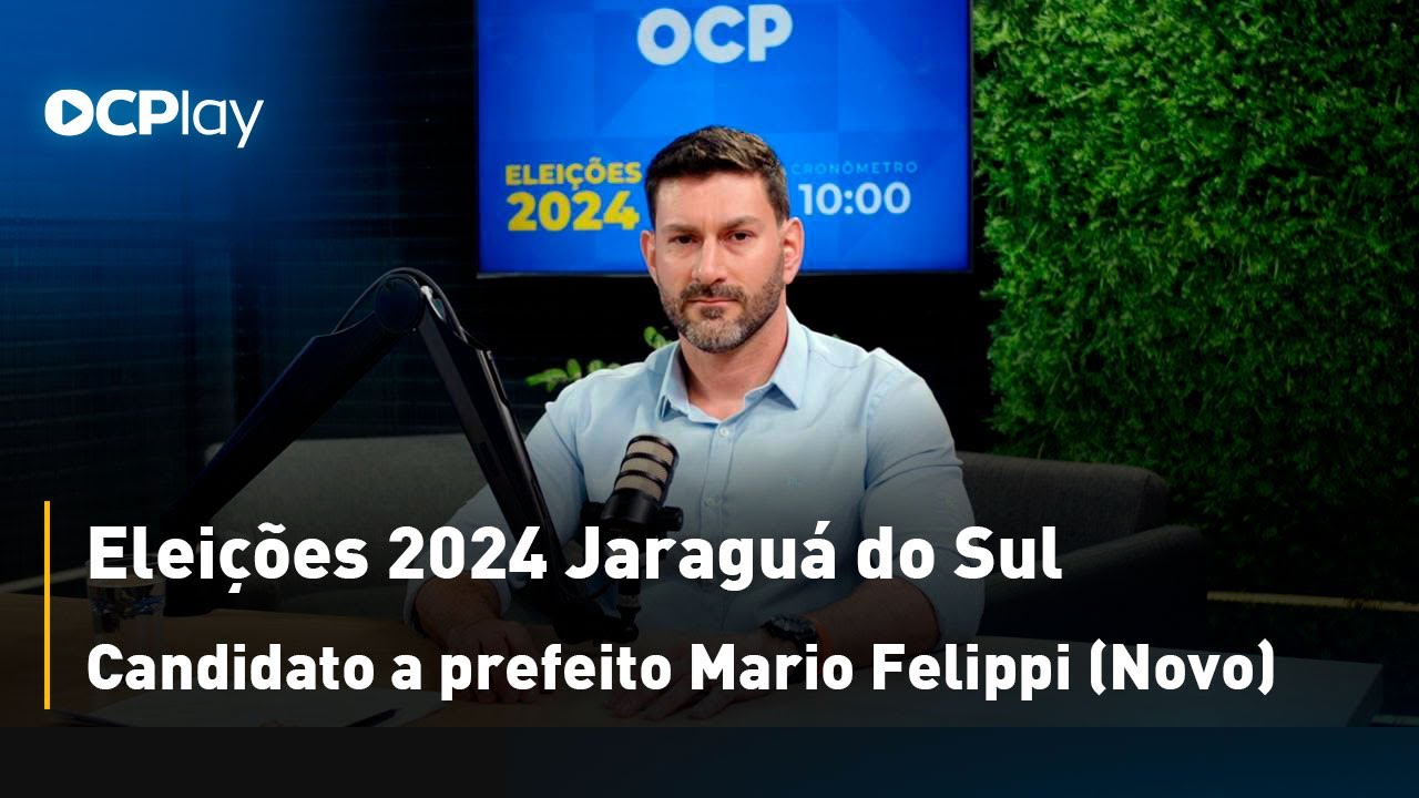 Eleições 2024 Jaraguá do Sul - Candidato a prefeito Mario Felippi (Novo)