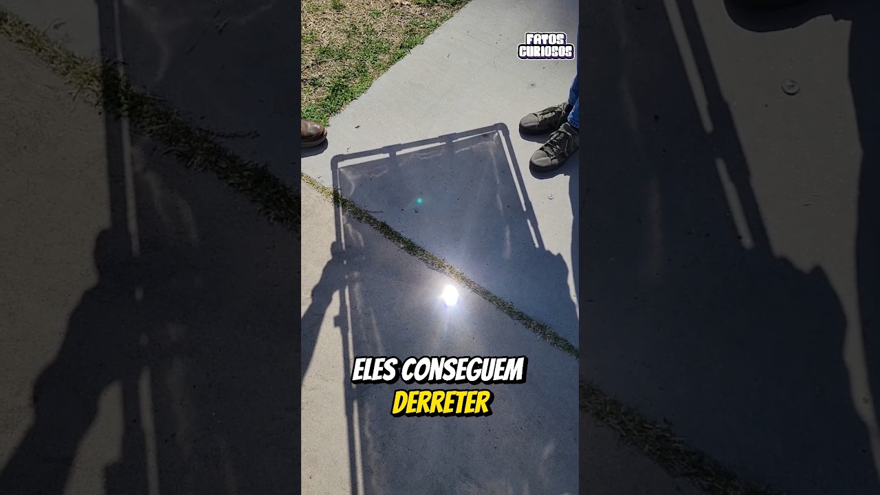 ELES DERRETERAM UMA MOEDA APENAS COM O PODER DO SOL