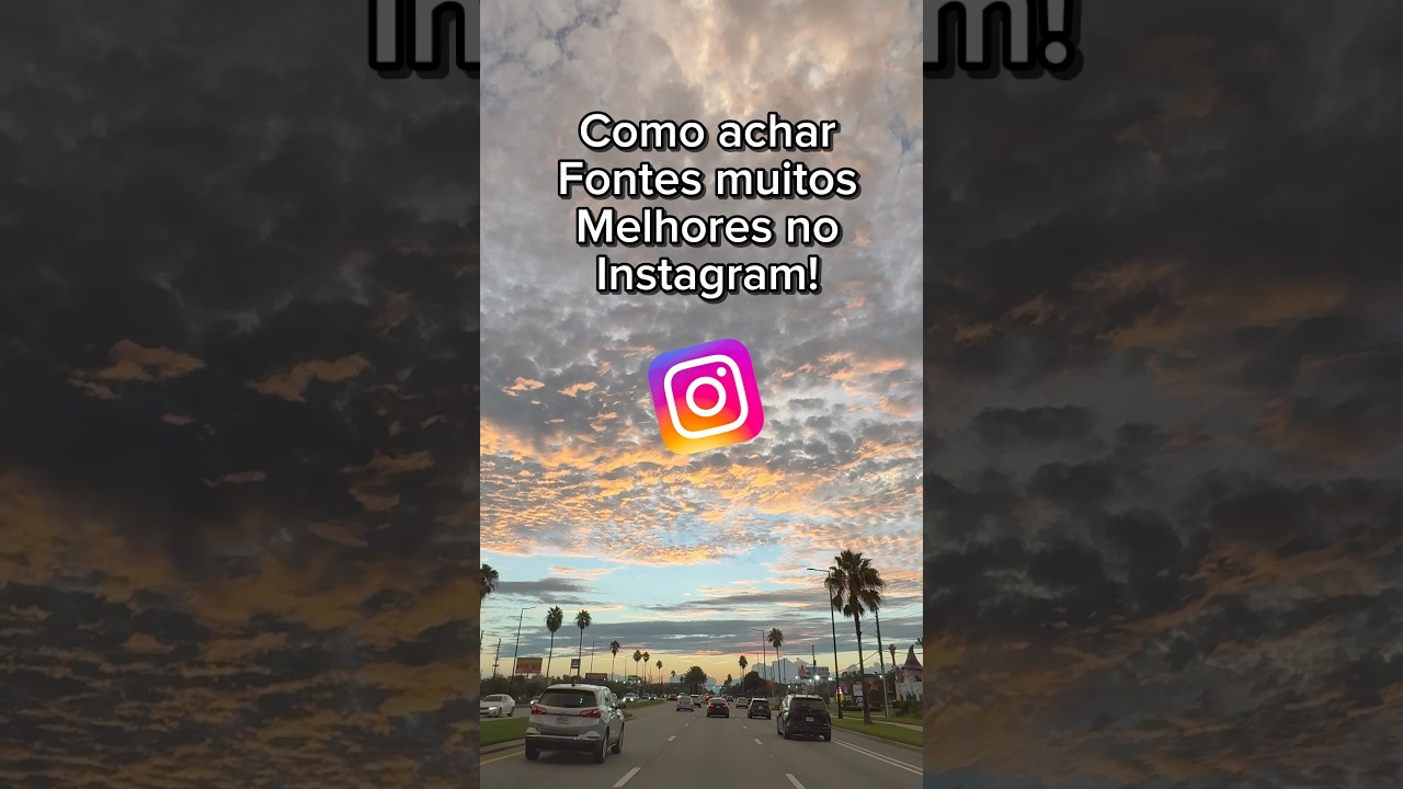 Encontrar fontes muito melhores no Instagram pra criar story