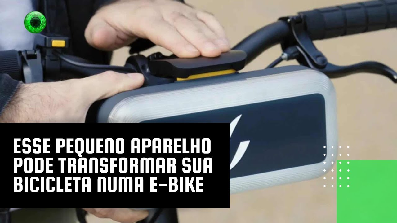 Esse pequeno aparelho pode transformar sua bicicleta numa e-bike