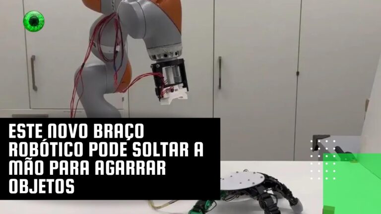 Este novo braço robótico pode soltar a mão para agarrar objetos