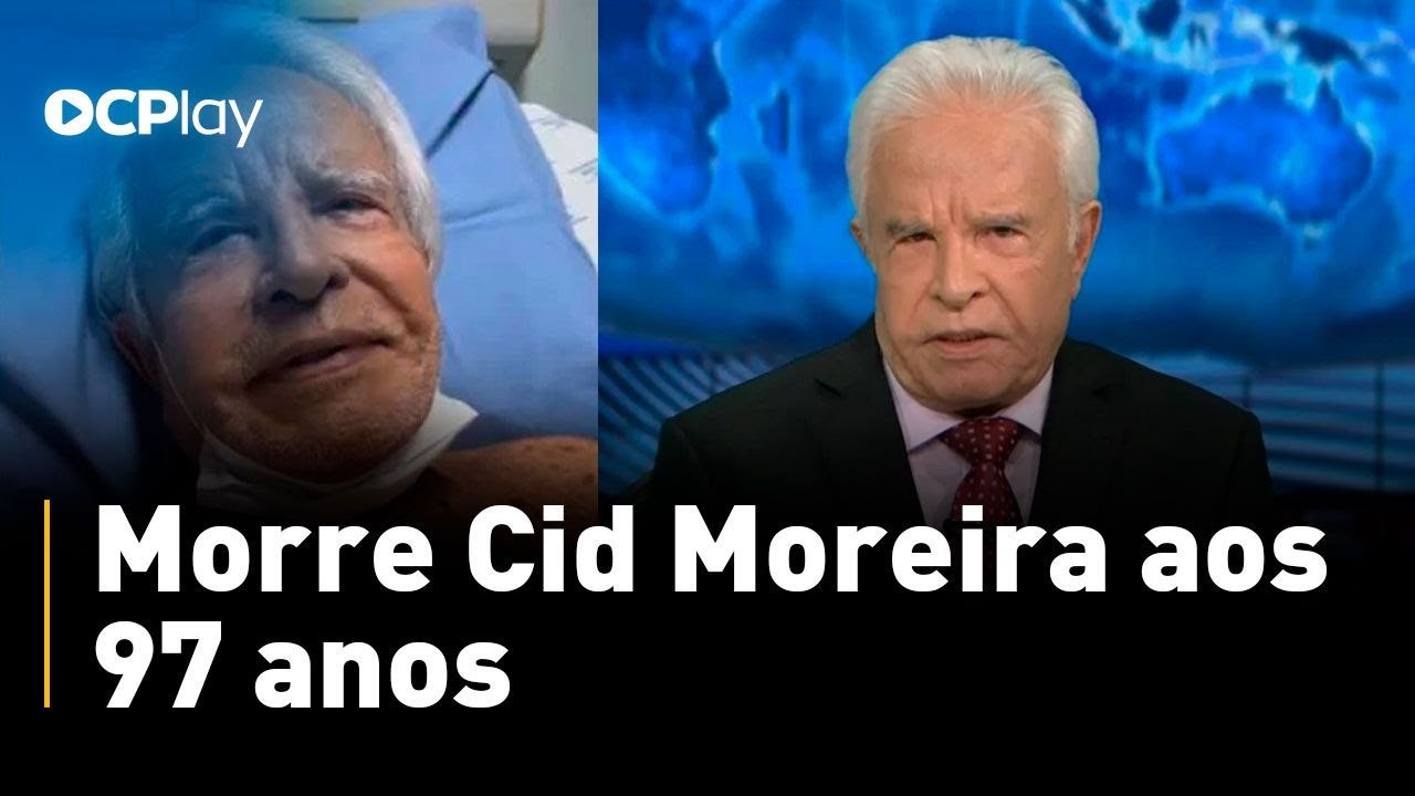 Morre Cid Moreira, ícone do jornalismo brasileiro, aos 97 anos