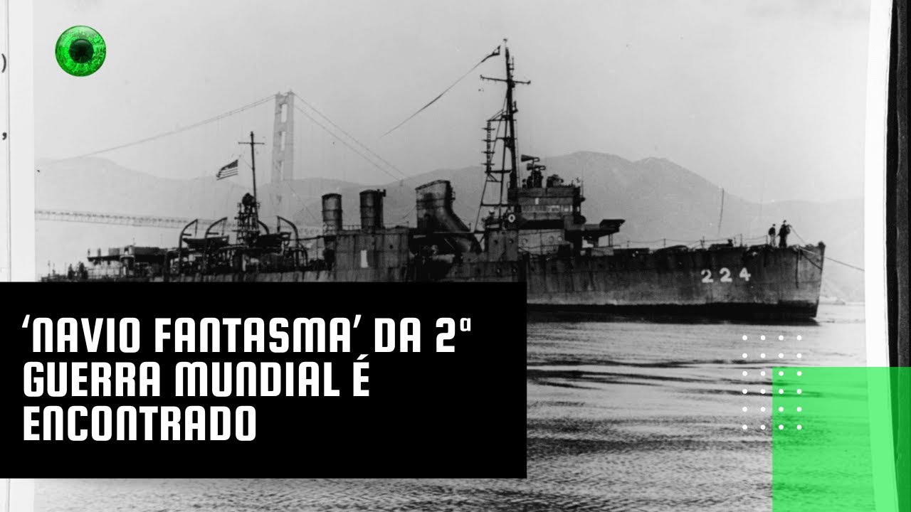 ‘Navio fantasma’ da 2ª Guerra Mundial é encontrado