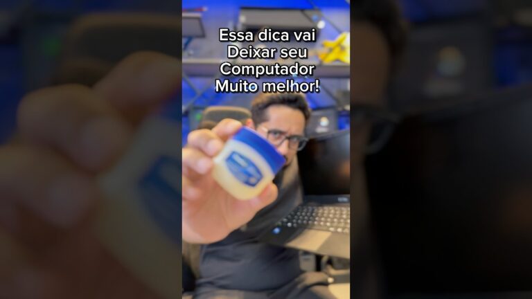 Tirar muito o seu computador