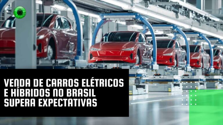 Venda de carros elétricos e híbridos no Brasil supera expectativas