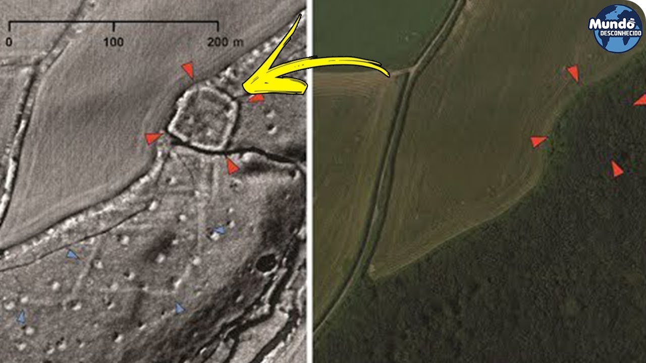 Arqueólogos encontraram isso enquanto navegavam no Google Maps