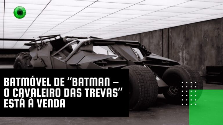 Batmóvel de “Batman – O Cavaleiro das Trevas” está à venda