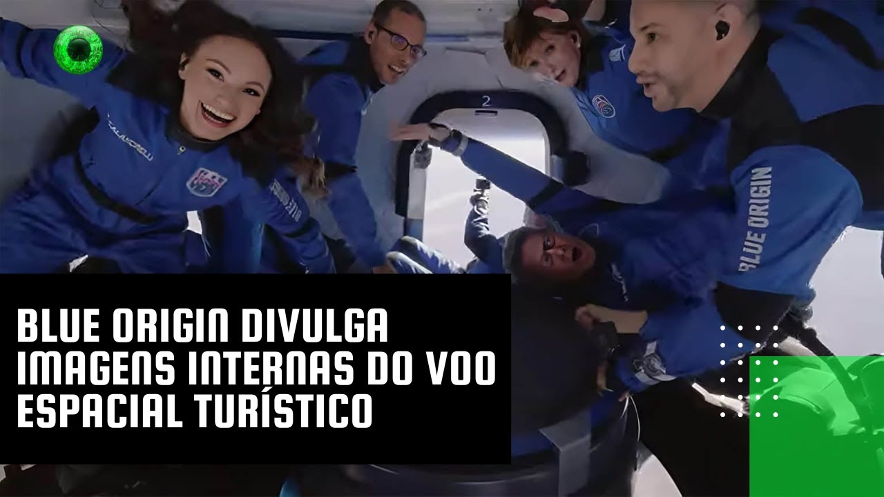 Blue Origin divulga imagens internas do voo espacial turístico