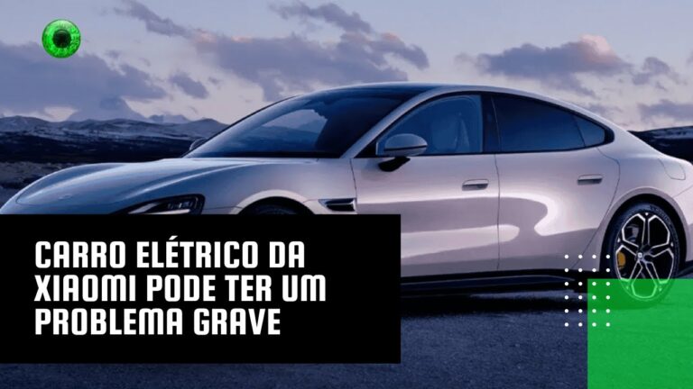 Carro elétrico da Xiaomi pode ter um problema grave