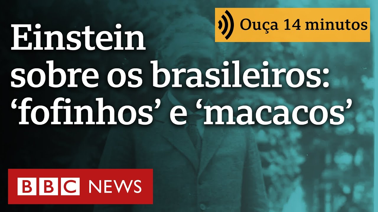 No Brasil, Albert Einstein disse que brasileiros eram 'fofinhos' e comparou povo a 'macacos'