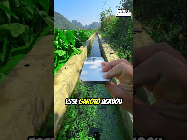 ESSE GAROTO FEZ UMA DESCOBERTA INCRÍVEL NESSE CÓRREGO SUJO