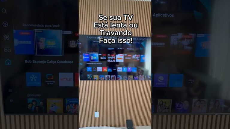 Faça isso sua TV está lento e travando