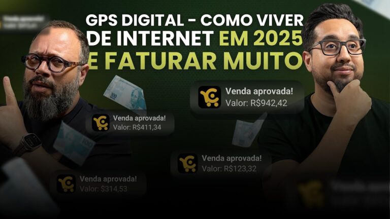 GPS DIGITAL – COMO VIVER DE INTERNET EM 2025 E FATURAR MUITO