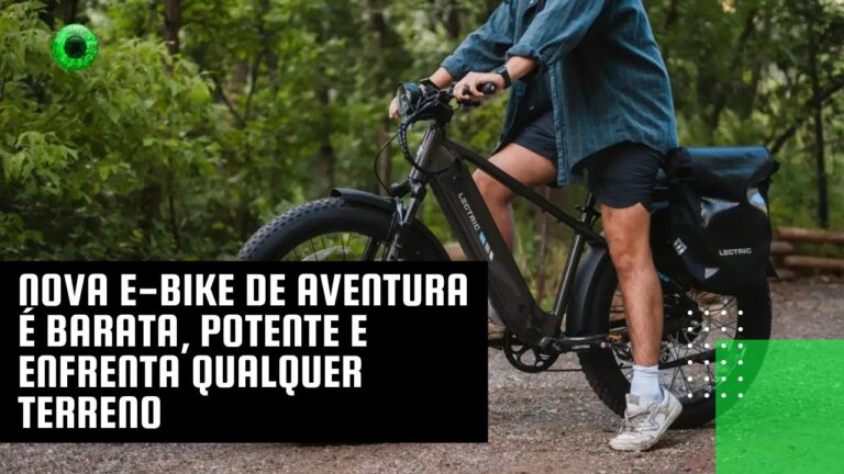 Nova e-bike de aventura é barata, potente e enfrenta qualquer terreno