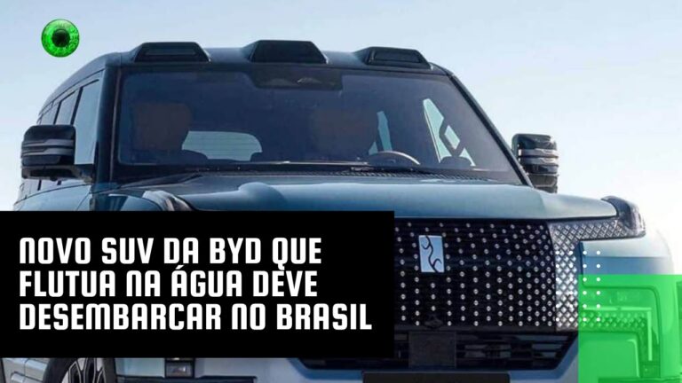 Novo SUV da BYD que flutua na água deve desembarcar no Brasil