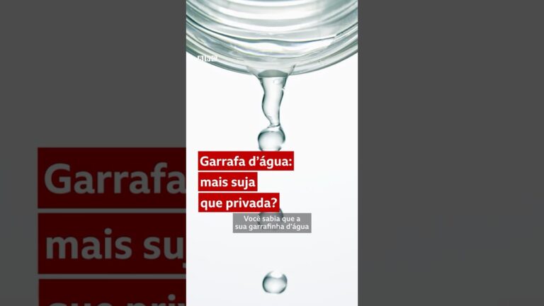 Sabia que a garrafinha de água pode ter mais micróbios que uma privada? #bbcnewsbrasil