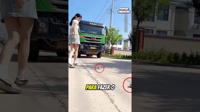 APÓS MUITOS DUVIDAREM ESSA GAROTA FEZ O DESAFIO MAIS DIFÍCIL COM UM CAMINHÃO