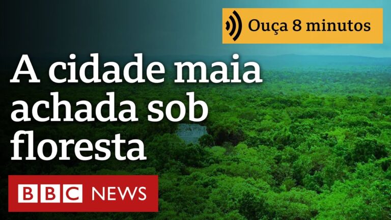 A cidade milenar maia achada por acidente embaixo de floresta no México