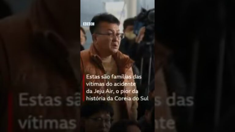 Ira e desolação entre famílias de acidente aéreo da Jeju Air, na Coreia do Sul #bbcnewsbrasil