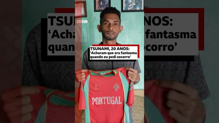 O sobrevivente do tsunami de 2004 na Ásia que emocionou Cristiano Ronaldo #bbcnewsbrasil