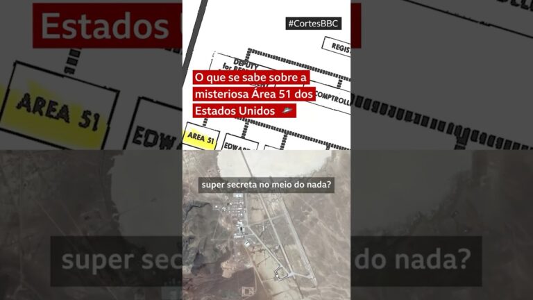 A misteriosa Área 51 🛸 nos EUA: o que se sabe sobre a base secreta #bbcnewsbrasil #cortesbbc