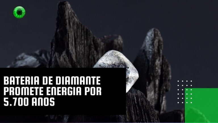 Bateria de diamante promete energia por 5.700 anos